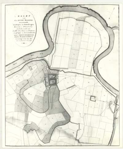 Allersma - Map Apken 1822 by Andries van Apken